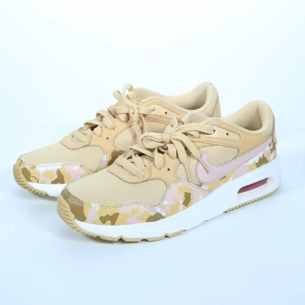 Nike Air Max SC Running Shoes Women’s Size 10 Tan White Pink Brown DX3733-200
